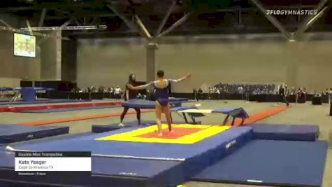 Kate Yeager - Double Mini Trampoline, Eagle Gymnastics TX - 2021 USA Gymnastics Championships