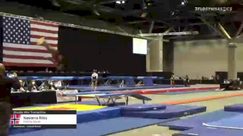 Nasiarra Riley - Double Mini Trampoline, FlipCity South - 2021 USA Gymnastics Championships