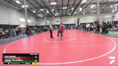 150 lbs Semifinal - Adrian Villarreal, Reverence vs Lum Hasani, Birmingham Charter High