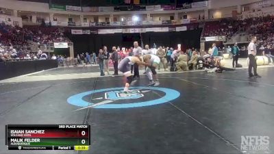 5A 215 lbs 3rd Place Match - Isaiah Sanchez, Volcano Vista vs Malik Felder, Albuquerque