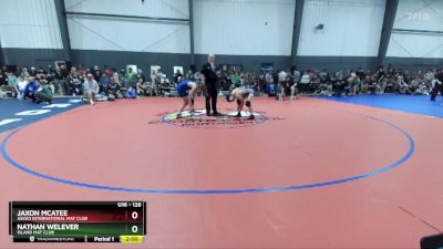 126 lbs Champ. Round 2 - Jaxon McAtee, Askeo International Mat Club vs Nathan Welever, Island Mat Club