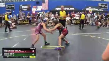 82 lbs Round 1 (6 Team) - Lyzah Behn, Team Gotcha vs Whitney Franklin, Combative Sports Athletic Center