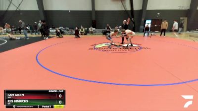 145 lbs Cons. Round 5 - Sam Aiken, WA vs Riis Hinrichs, OR