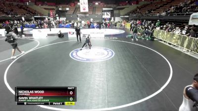 97 lbs Champ. Round 1 - Gavin Whatley, Sunkist Kids Monster Garage vs Nicholas Wood, California