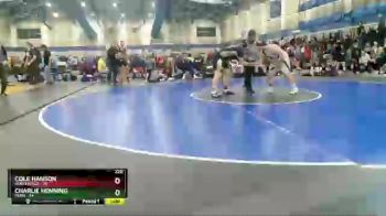 220 lbs Placement (4 Team) - Charlie Henning, Penn vs Cole Hanson, Noblesville