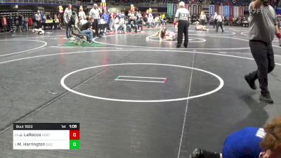 85 lbs Round Of 32 - JoJo LaRocco, Northeastern vs Matt Harrington, Diocese Of Erie