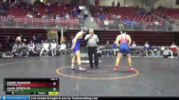 195 lbs Round 4 (8 Team) - Gavin Gonzales, Lincoln East vs Jaxon Vikander, Manhattan