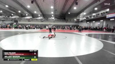 100 lbs Semifinal - Dax Folsom, Greater Heights Wrestling-AAA vs William Wasson, FH Jr Vikings Wrestling Club-AAA