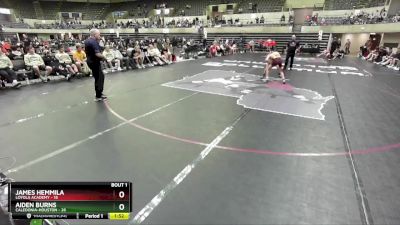 107 lbs Round 1 (4 Team) - James Hemmila, Loyola Academy vs Aiden Burns, Caledonia-Houston