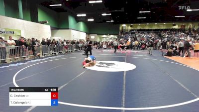 138 lbs Quarterfinal - Carley Ceshker, WI vs Taylor Colangelo, AZ