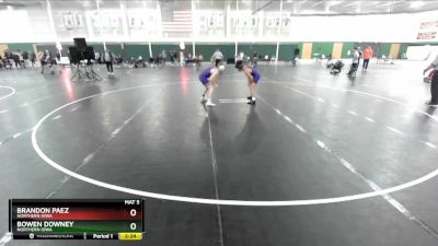 125 lbs Cons. Semi - Brandon Paez, Northern Iowa vs Bowen Downey, Northern Iowa