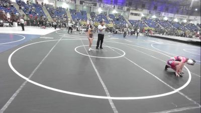 109 lbs Semifinal - Paislee Mestas, Mancos Bluejays vs Nayeli Cardenas, Brush Middle School