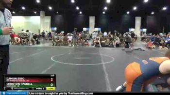 220 lbs Round 5 (8 Team) - Damian Soto, Backyard Boyz Black vs Christian Harrell, Suwannee