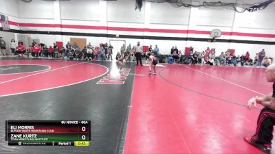 60A Semifinal - Zane Kurtz, Titan Wrestling Institute vs Eli Morris, Butler Youth Wrestling Club