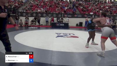 97 kg 7th Place - Kody Marschner, Illinois vs James Blacman, Virginia