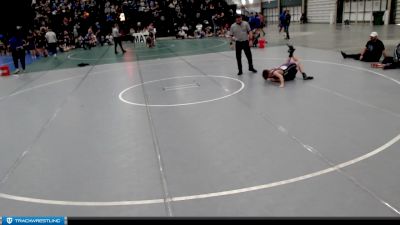 90 lbs Round 4 (8 Team) - Axton Gates, G.I. Grapplers vs Jaxon Ebner, Kearney Matcats - Gold