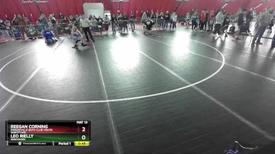 61-66 lbs Round 1 - Leo Rielly, Wisconsin vs Reegan Corning, Pardeeville Boys Club Youth Wrestling