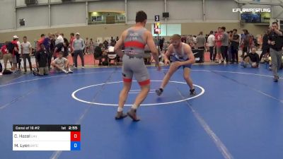 86 kg Consi Of 16 #2 - Corey Hazel, Lock Haven vs Max Lyon, Boilermaker RTC