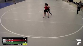 105 lbs Placement (4 Team) - Paisley Schlee, GMLOS vs BreAna Masso, WEM/JWP
