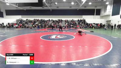 120 lbs Cons. Round 2 - Michael Wilson, Merced vs Nico Vasquez, Bonita`