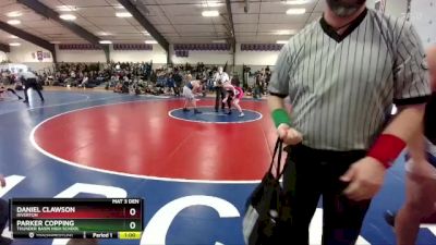 190 lbs Cons. Round 2 - Parker Copping, Thunder Basin High School vs Daniel Clawson, Riverton