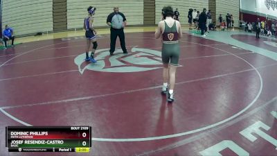 115-118 lbs 3rd Place Match - Josef Resendiz-Castro, Basic vs Dominic Phillips, Faith Lutheran