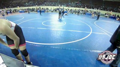 140 lbs 5th Place - Everett Joyce, Maize Kids Wrestling Club vs Trae Rios, Lions Wrestling Academy