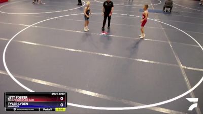 67 lbs Round 3 - Jett Foster, MN Elite Wrestling Club vs Tyler Lyden, Minnesota