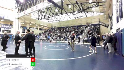 139 lbs Round Of 64 - DJ Loveless, Cincinnati LaSalle vs Charles Musto, Council Rock South