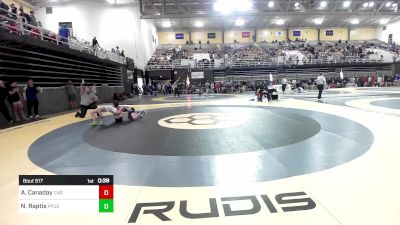 113 lbs Consi Of 16 #2 - Aiden Canaday, Cardinal Newman vs Nicholas Raptis, Poly Prep