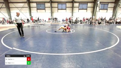 149 lbs Consi Of 16 #1 - Nameek Vieira, Rhode Island College vs Karriem Hoe, Western New England