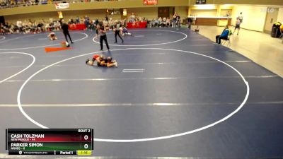 88 lbs Round 1 (4 Team) - Parker Simon, NRHEG vs Cash Tolzman, New Prague