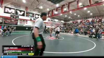 285 lbs Champ. Round 1 - Angel Mercado, Crespi vs Christopher Flores, Paloma Valley