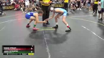 91 lbs Round 4 (6 Team) - Shane Stream, American Gladiators-Blue vs Aiden McMurtry, Missouri Gold