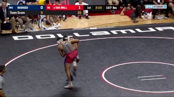 157 lbs John Van Brill, Rutgers vs Malik Rasheed, Johnson & Wales