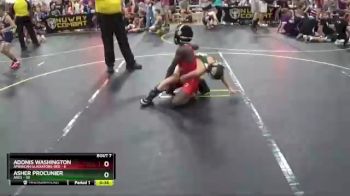 75 lbs Round 3 (6 Team) - Asher Procunier, ARES vs Adonis Washington, American Gladiators-Red
