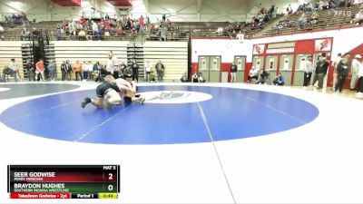 175 lbs Cons. Round 6 - Seer Godwise, Perry Meridian vs Braydon Hughes, Southern Indiana Wrestling