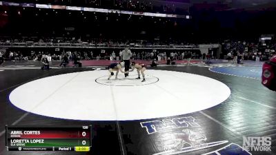 126 lbs Quarterfinal - Loretta Lopez, Elk Grove vs Abril Cortes, Edison