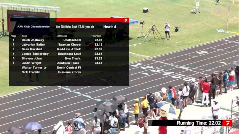 Youth Boys' 200m, Semi-Finals 5 - Age 17-18