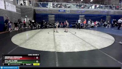 75 lbs Cons. Round 3 - Dylan Clark, Legacy Wrestling Academy vs Jedidiah Erekson, McCall Wrestling Club