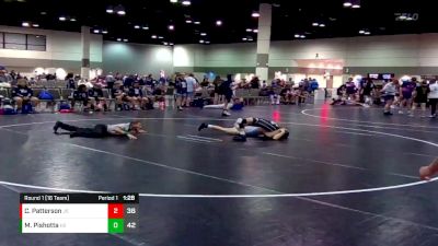 106 lbs Round 1 (16 Team) - Caleb Patterson, Intense Wrestling vs Matthew Pishotta, FCA Empowered Blue