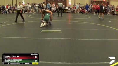 145 lbs Champ. Round 1 - James Conklin, BTWC vs Elijah McDermott, Fish Eye Wrestling