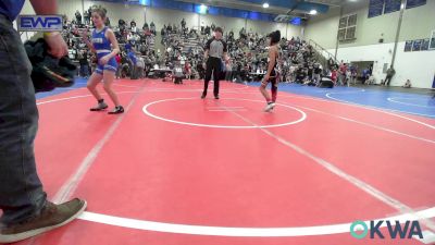 110 lbs Rr Rnd 1 - Rafael Colon-olguin, Gentry Youth Wrestling vs Hanley Heflin, Pryor Tigers