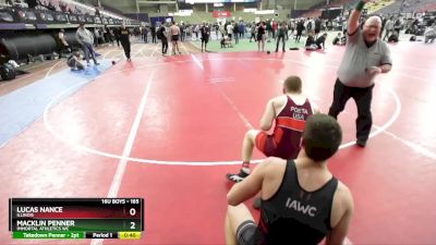 165 lbs Cons. Round 4 - Lucas Nance, Illinois vs Macklin Penner, Immortal Athletics WC