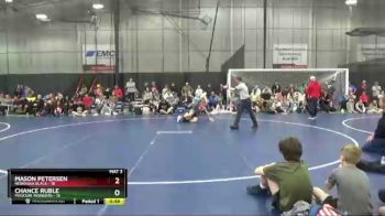 125 lbs Semis & 1st Wrestleback (8 Team) - Mason Petersen, Nebraska Black vs Chance Ruble, Missouri Avengers