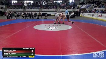 7A 195 lbs 1st Place Match - Hunter Jones, Hewitt-Trussville vs Kyle Oliveira, Spain Park Hs