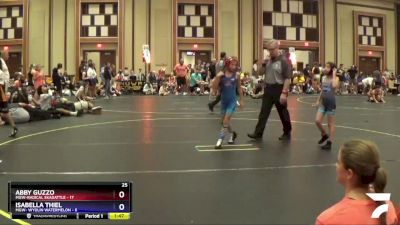 75 lbs Round 5 (6 Team) - Abby Guzzo, MGW-Radical Skadattle vs Isabella Thiel, MGW- Wydlin Watermelon