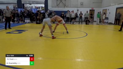 160 lbs Consy 7 - Ryan Ford, Bergen Catholic-NJ vs Anthony Evanistky, Wyoming Seminary