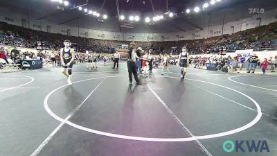 130 lbs Quarterfinal - Parker Goss, Vinita Kids Wrestling vs Kreed Kment, Piedmont