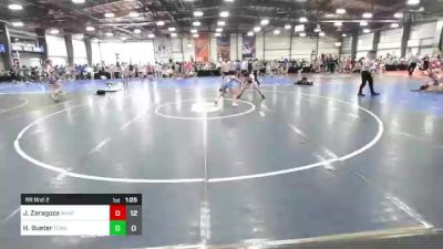 120 lbs Rr Rnd 2 - Julian Zaragoza, What's Poppin? Blue vs Henry Bueter, Team Kentucky Blue